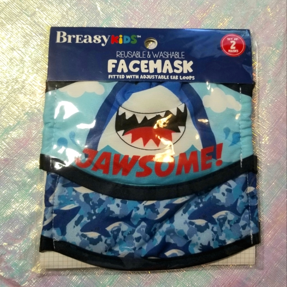Shark masks - reusable